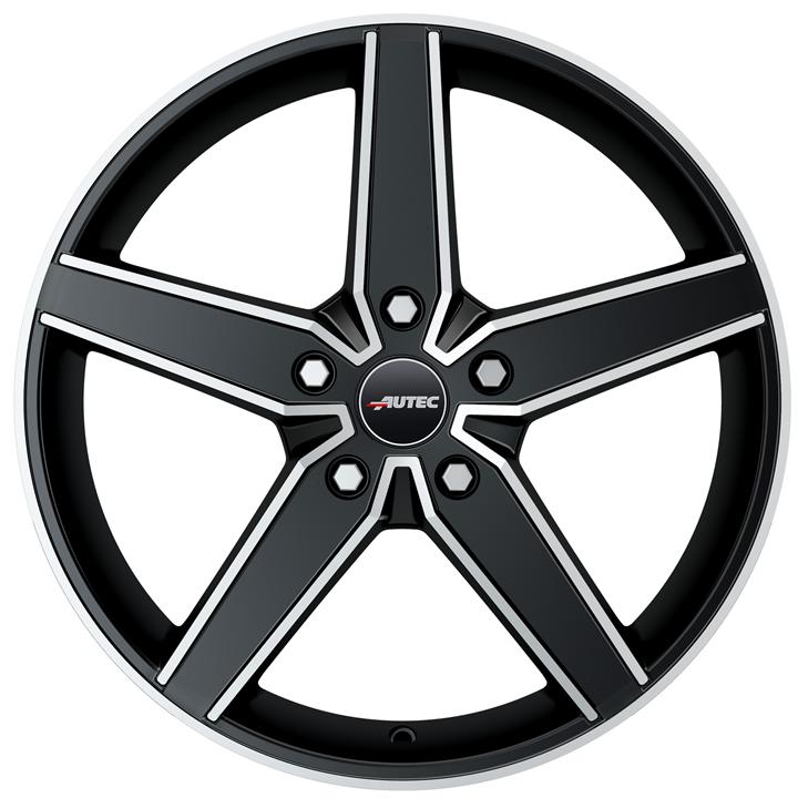 Delano black matt polished