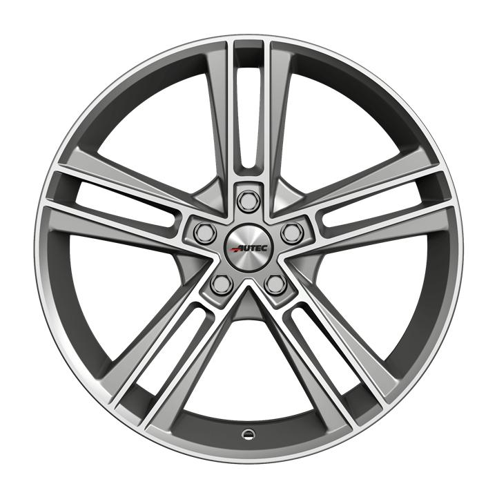 Rias titanium silver matt polished