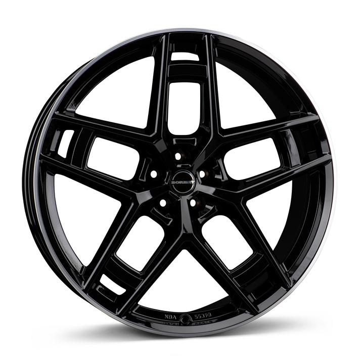 TF black rim polished glossy