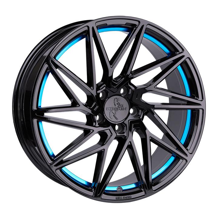 KT20 FUTURE BLACK PAINTED BLUE INSIDE