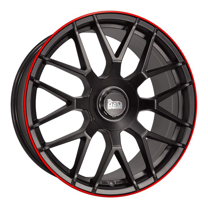 KT20 FUTURE MATT BLACK LIP RED