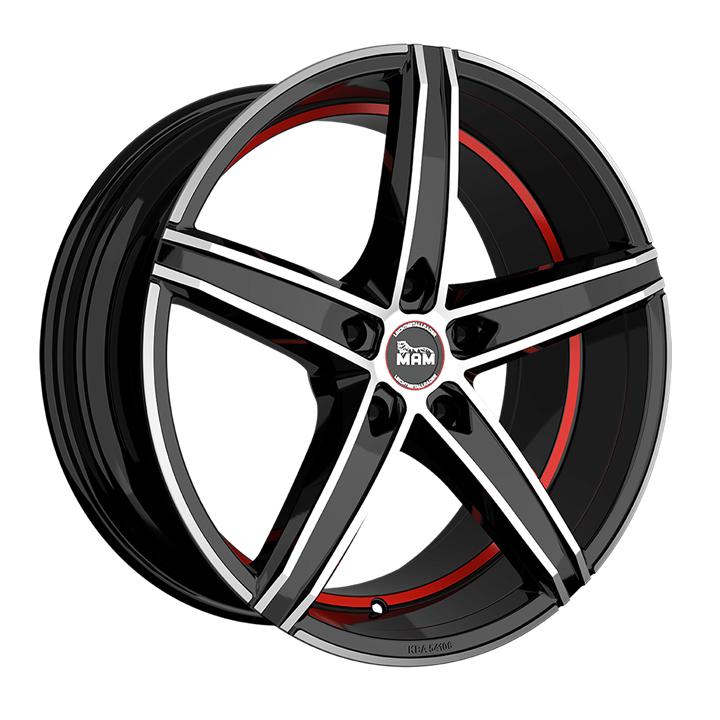 KT22 RETRO BLACK FRONT POLISH RED INSIDE