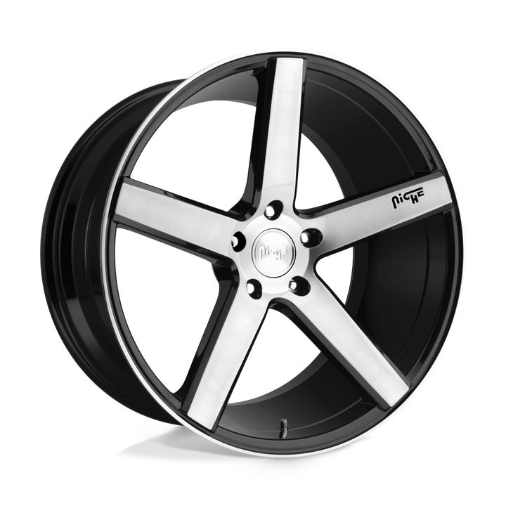 M124 MILAN GLOSS BLACK BRUSHED
