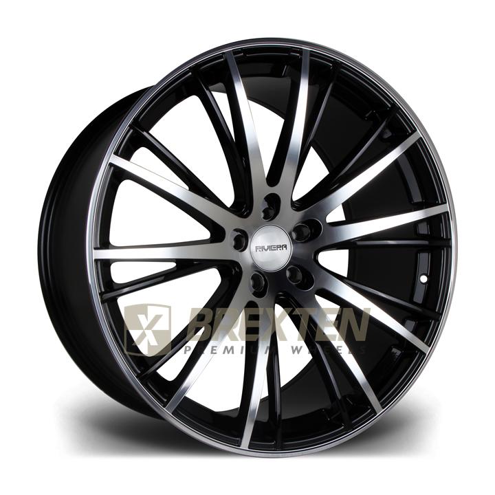 RV128 GLOSS BLACK POLISHED FACE