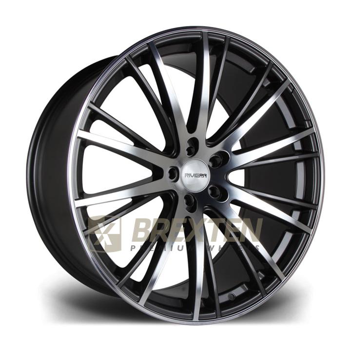 RV128 GLOSS GUNMETAL POLISHED FACE