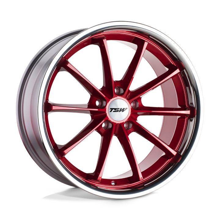 SWEEP CANDY RED W/ STAINLESS LIP